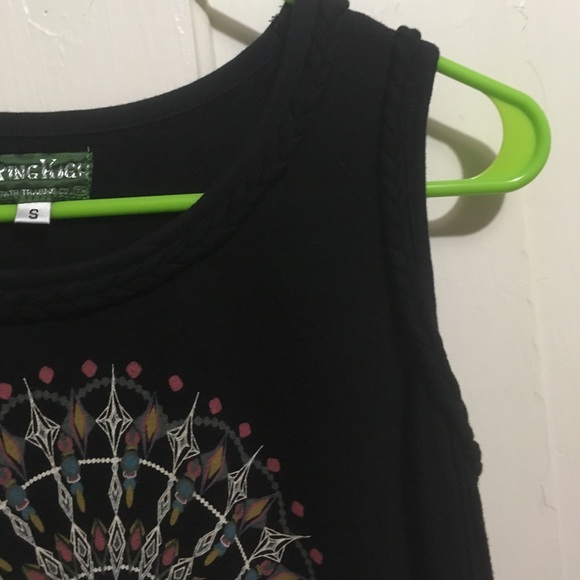 Flying High Mandala Braided Crop Tank Top - Picture 4 of 5